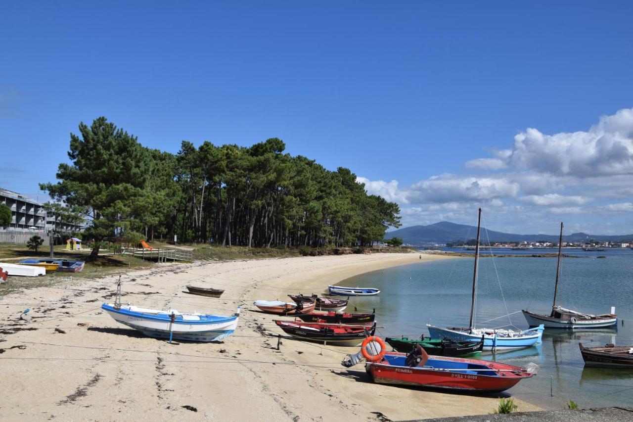Maravilloso Apartamento De Playa En La Paradisiaca Illa De Arousa المظهر الخارجي الصورة